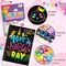 16-Pack Kids Scratch Art Party Favors – Rainbow Scratch Notebooks with Styluses, Stencils & Gift Bags, Perfect Goodie Bag Stuffers & Classroom Gifts